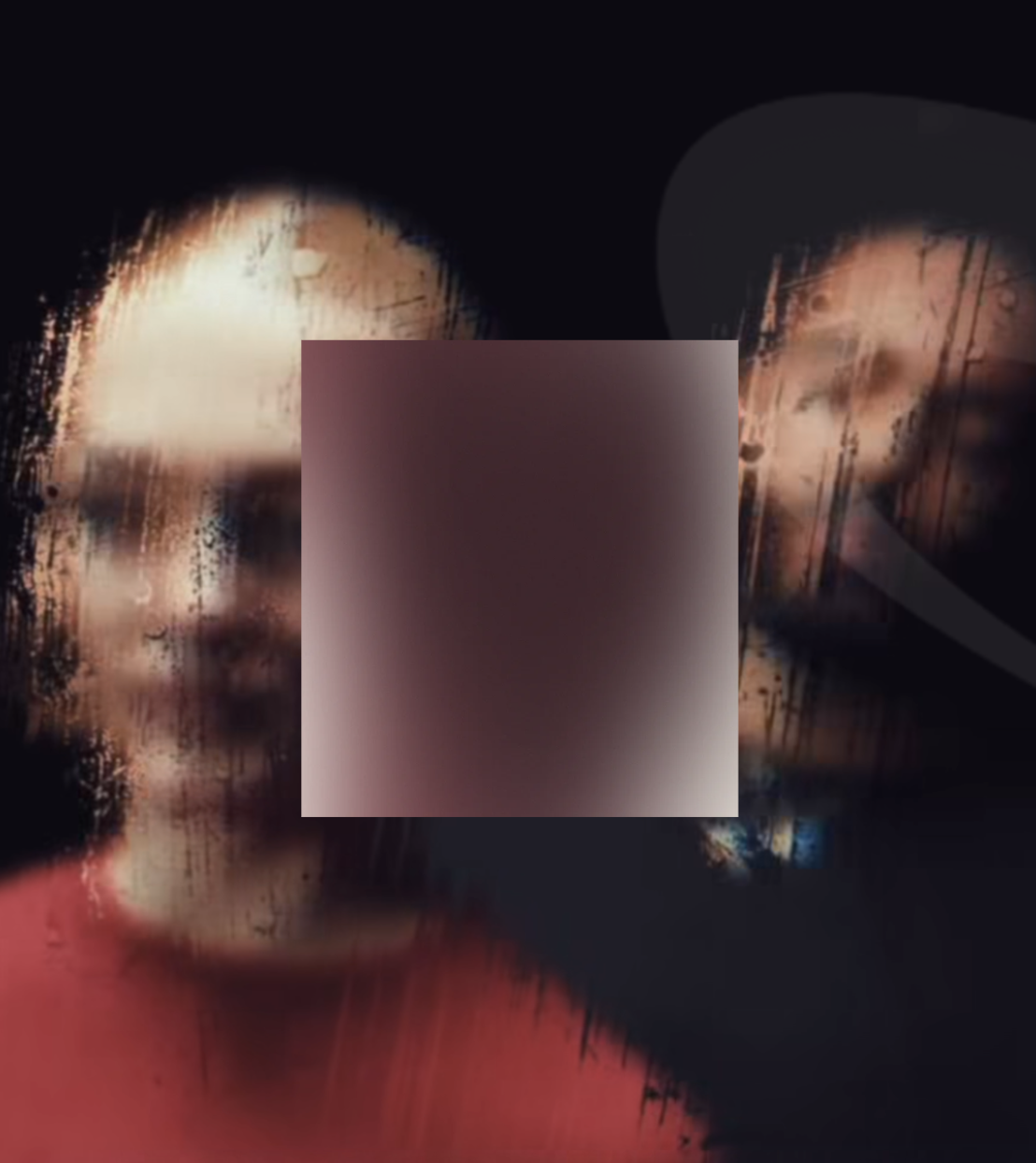 Kunstzinnig glitch-portret voor Unseen Community door AOUI